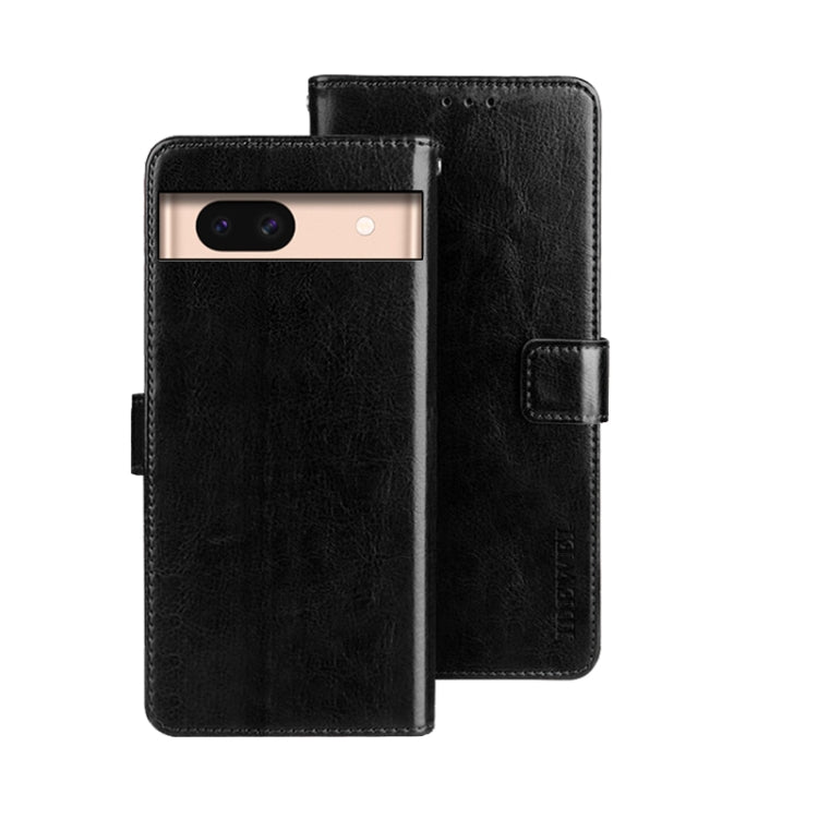 idewei Crazy Horse Texture Leather Phone Case, For Google Pixel 10 Pro XL, For Google Pixel 10 Pro, For Google Pixel 10, For Google Pixel 9a, For Google Pixel 8a, For Google Pixel 8 Pro