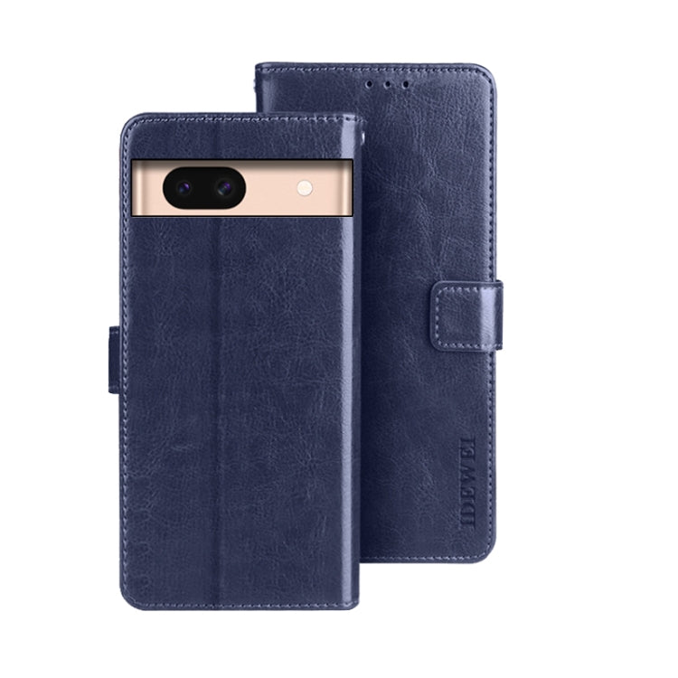idewei Crazy Horse Texture Leather Phone Case, For Google Pixel 10 Pro XL, For Google Pixel 10 Pro, For Google Pixel 10, For Google Pixel 9a, For Google Pixel 8a, For Google Pixel 8 Pro
