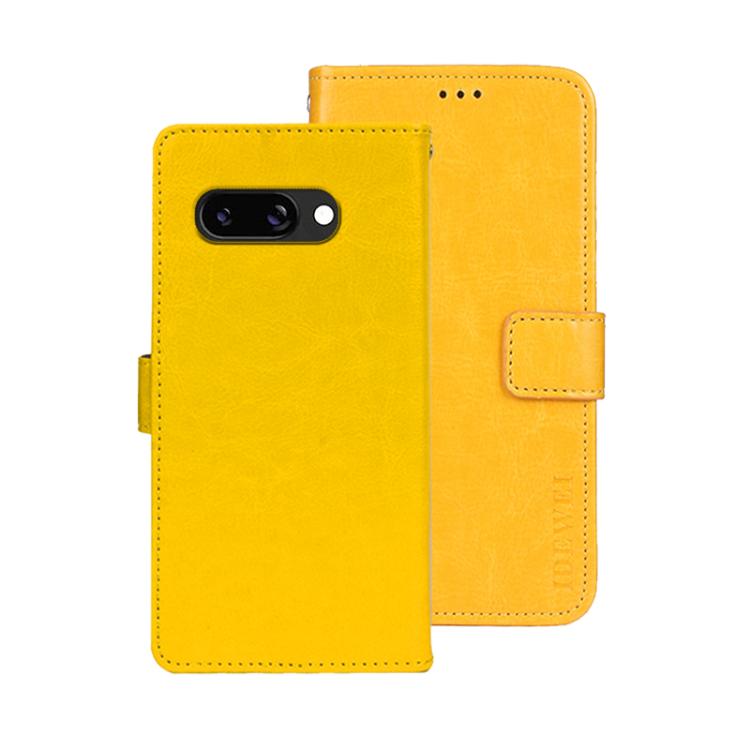 idewei Crazy Horse Texture Leather Phone Case, For Google Pixel 10 Pro XL, For Google Pixel 10 Pro, For Google Pixel 10, For Google Pixel 9a, For Google Pixel 8a, For Google Pixel 8 Pro