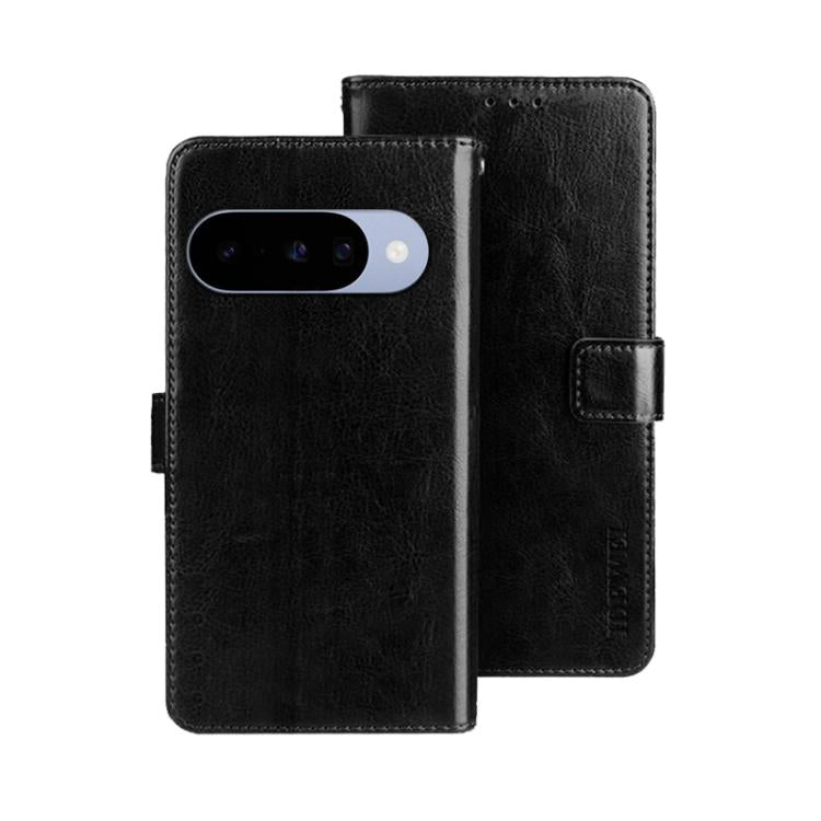 idewei Crazy Horse Texture Leather Phone Case, For Google Pixel 10 Pro XL, For Google Pixel 10 Pro, For Google Pixel 10, For Google Pixel 9a, For Google Pixel 8a, For Google Pixel 8 Pro