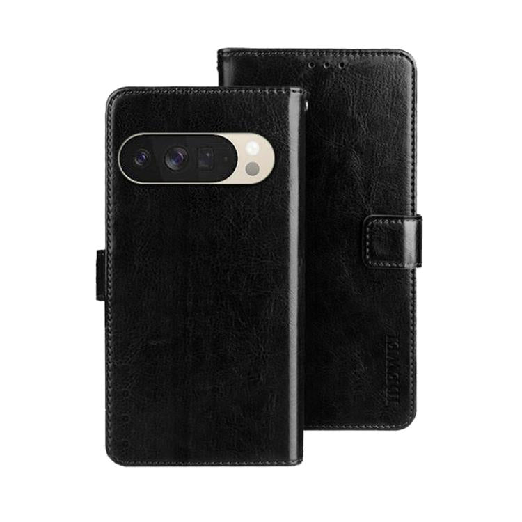 idewei Crazy Horse Texture Leather Phone Case, For Google Pixel 10 Pro XL, For Google Pixel 10 Pro, For Google Pixel 10, For Google Pixel 9a, For Google Pixel 8a, For Google Pixel 8 Pro