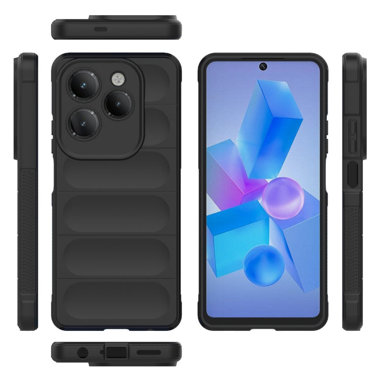 Magic Shield TPU + Flannel Phone Case, For Infinix Hot 40 Pro / Hot 40, For Infinix Smart 8, For Infinix Note 30 Pro X6788, For Infinix Note 30 4G