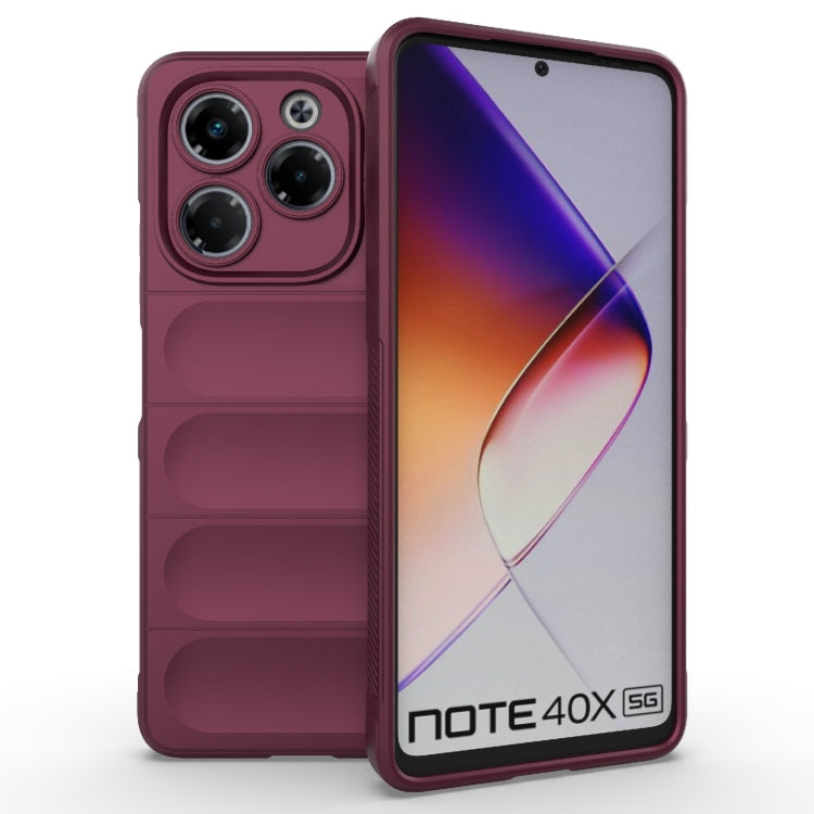Magic Shield TPU + Flannel Phone Case, For Infinix Hot 50i 4G Global, For Infinix Zero 40 5G Global, For Infinix Note 40X 5G Global, For Infinix Note 40 5G India