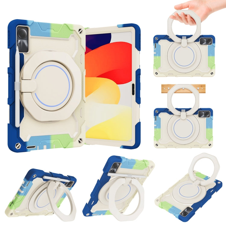 Armor Portable Rotating Ring Holder Silicone Tablet Case, For Redmi Pad 2 SE 9.7 inch 2026, For Redmi Pad Pro 12.1 / Pad 2 Pro, For Xiaomi Redmi Pad SE, For Xiaomi Pad 6/6 Pro