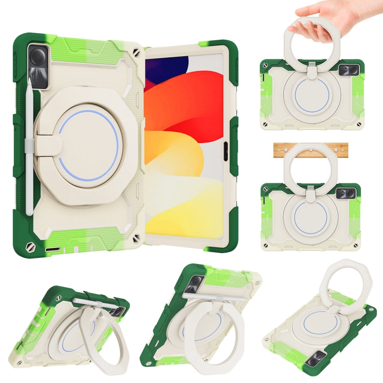 Armor Portable Rotating Ring Holder Silicone Tablet Case, For Redmi Pad 2 SE 9.7 inch 2026, For Redmi Pad Pro 12.1 / Pad 2 Pro, For Xiaomi Redmi Pad SE, For Xiaomi Pad 6/6 Pro