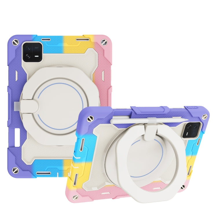 Armor Portable Rotating Ring Holder Silicone Tablet Case, For Redmi Pad 2 SE 9.7 inch 2026, For Redmi Pad Pro 12.1 / Pad 2 Pro, For Xiaomi Redmi Pad SE, For Xiaomi Pad 6/6 Pro