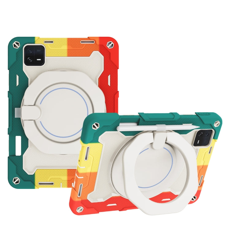 Armor Portable Rotating Ring Holder Silicone Tablet Case, For Redmi Pad 2 SE 9.7 inch 2026, For Redmi Pad Pro 12.1 / Pad 2 Pro, For Xiaomi Redmi Pad SE, For Xiaomi Pad 6/6 Pro