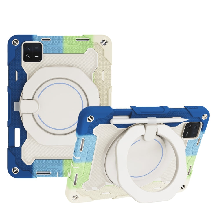 Armor Portable Rotating Ring Holder Silicone Tablet Case, For Redmi Pad 2 SE 9.7 inch 2026, For Redmi Pad Pro 12.1 / Pad 2 Pro, For Xiaomi Redmi Pad SE, For Xiaomi Pad 6/6 Pro