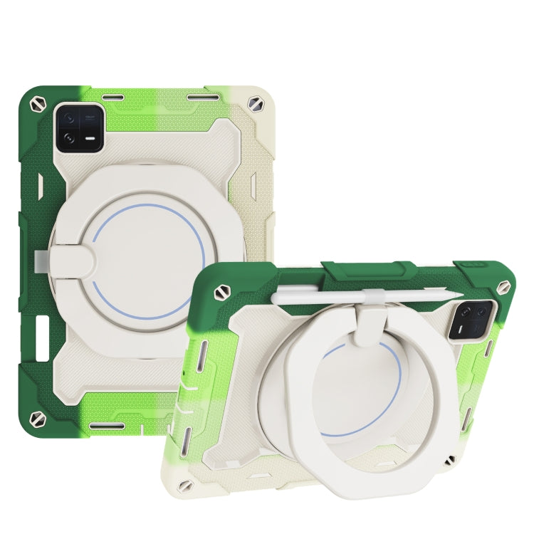 Armor Portable Rotating Ring Holder Silicone Tablet Case, For Redmi Pad 2 SE 9.7 inch 2026, For Redmi Pad Pro 12.1 / Pad 2 Pro, For Xiaomi Redmi Pad SE, For Xiaomi Pad 6/6 Pro
