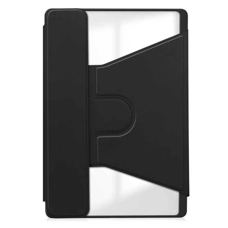 360 Rotation Transparent Smart Leather Case with Keyboard, For Lenovo Tab M11/Xiaoxin Pad 11 2024