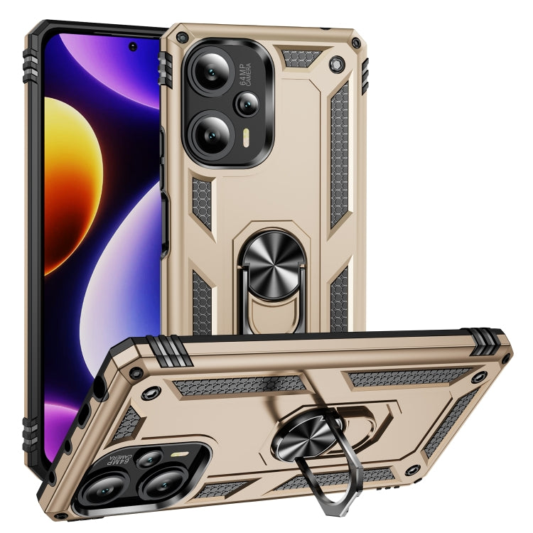 Shockproof TPU + PC Phone Case with Holder, For Xiaomi Redmi Note 13 Pro+ 5G, For Xiaomi Redmi Note 13 Pro 5G, For Xiaomi Poco F5 5G / Redmi Note 12 Turbo 5G