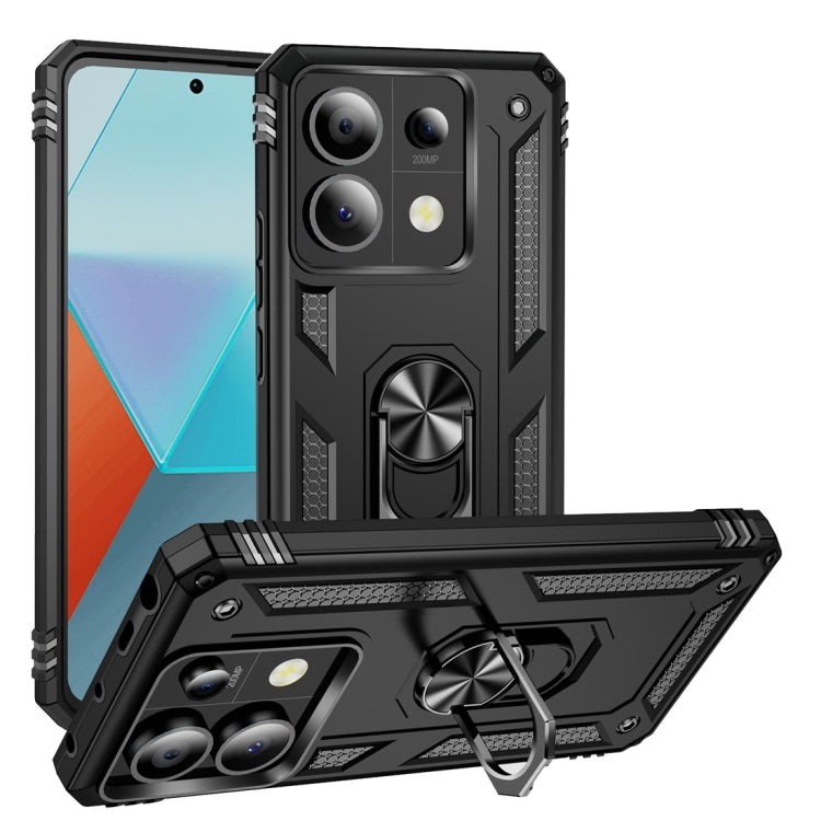 Shockproof TPU + PC Phone Case with Holder, For Xiaomi Redmi Note 13 Pro+ 5G, For Xiaomi Redmi Note 13 Pro 5G, For Xiaomi Poco F5 5G / Redmi Note 12 Turbo 5G