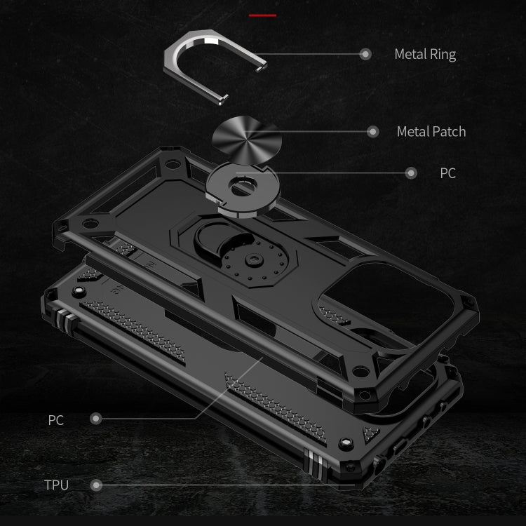 Shockproof TPU + PC Phone Case with Holder, For Xiaomi Redmi Note 13 Pro+ 5G, For Xiaomi Redmi Note 13 Pro 5G, For Xiaomi Poco F5 5G / Redmi Note 12 Turbo 5G