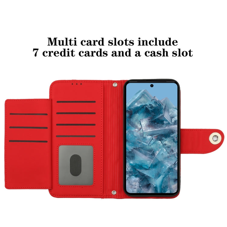 Rhombic Texture Flip Leather Phone Case with Lanyard, For Google Pixel 8 Pro, For Google Pixel 8, For Google Pixel 7a, For Google Pixel 7 Pro, For Google Pixel 7, For Google Pixel 6a, For Google Pixel 6 Pro, For Google Pixel 6