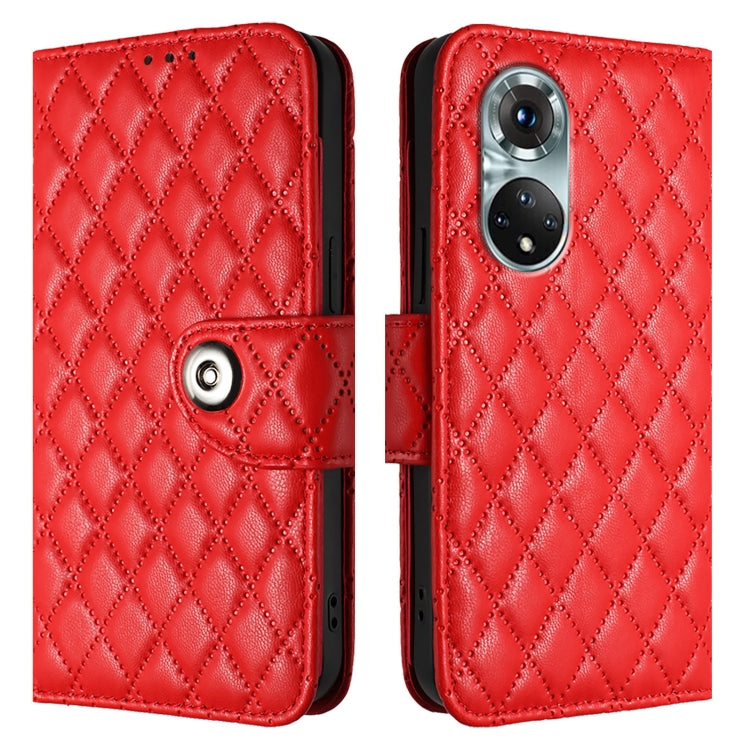 Rhombic Texture Flip Leather Phone Case with Lanyard, For Honor 50 Pro / Huawei nova 9 Pro, For Honor 50 SE / Huawei nova 9 SE, For Honor 20 / 20 Pro / 20S, For Honor 9X 4G Global