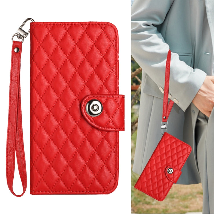 Rhombic Texture Flip Leather Phone Case with Lanyard, For OPPO A3 Pro 5G Global, For OPPO A38 4G / A18 4G, For OPPO Reno10 / Reno10 Pro Global, For OPPO A78 5G / A58 5G, For OPPO A17, For OPPO A32 2020 4G / A53 2020 4G, For OPPO A53s 4G / A33 2020 4G  ...