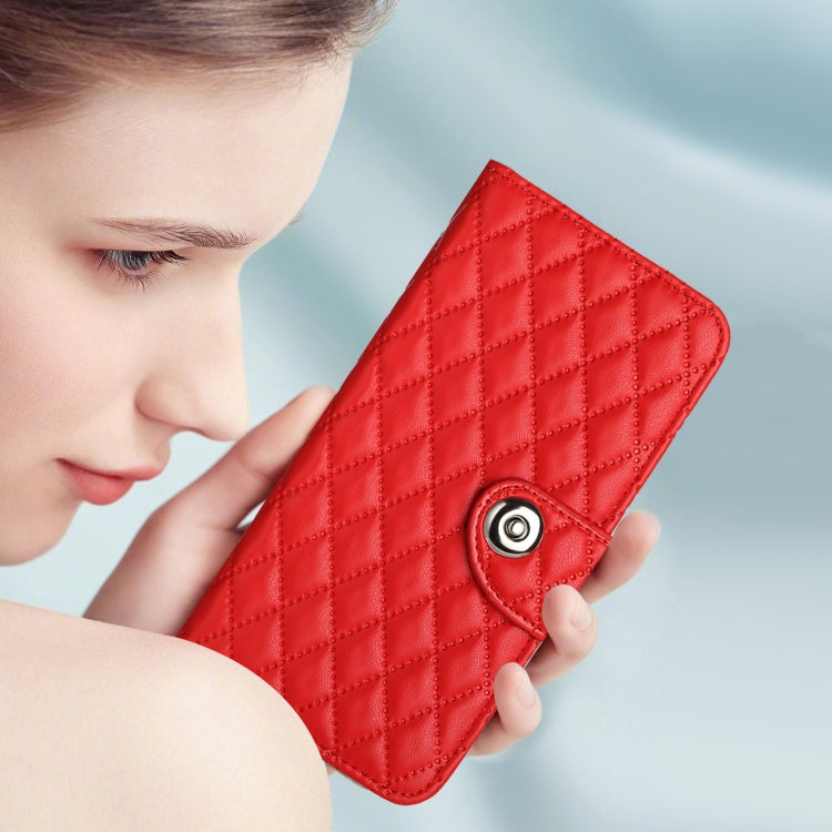Rhombic Texture Flip Leather Phone Case with Lanyard, For OPPO A3 Pro 5G Global, For OPPO A38 4G / A18 4G, For OPPO Reno10 / Reno10 Pro Global, For OPPO A78 5G / A58 5G, For OPPO A17, For OPPO A32 2020 4G / A53 2020 4G, For OPPO A53s 4G / A33 2020 4G  ...