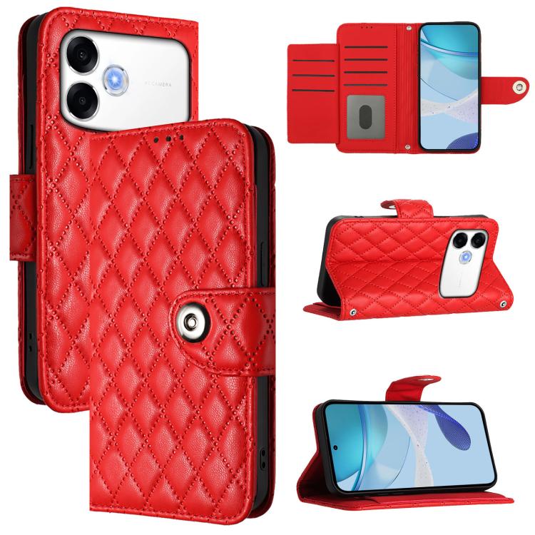 Rhombic Texture Flip Leather Phone Case with Lanyard, For OPPO Reno16 F / Reno16 FS 5G, For OPPO Reno16 / Reno16 Pro 5G Global, For OPPO Find X9s Pro 5G, For OPPO Find X9 Ultra, For OPPO A6s Pro 4G, For OPPO Find X9, For OPPO A6 GT 5G                  ...