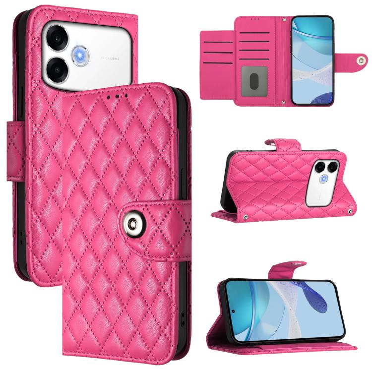 Rhombic Texture Flip Leather Phone Case with Lanyard, For OPPO Reno16 F / Reno16 FS 5G, For OPPO Reno16 / Reno16 Pro 5G Global, For OPPO Find X9s Pro 5G, For OPPO Find X9 Ultra, For OPPO A6s Pro 4G, For OPPO Find X9, For OPPO A6 GT 5G                  ...