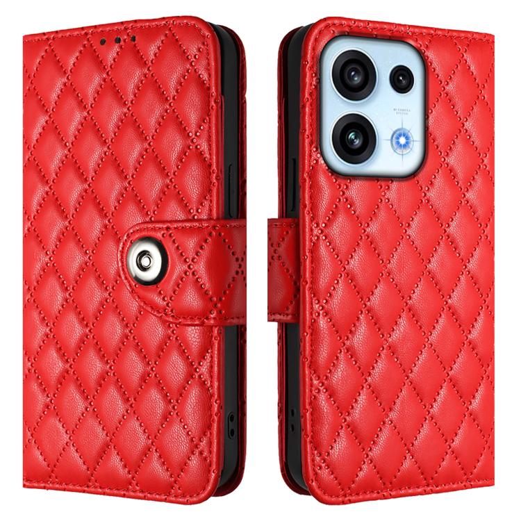 Rhombic Texture Flip Leather Phone Case with Lanyard, For OPPO Reno16 F / Reno16 FS 5G, For OPPO Reno16 / Reno16 Pro 5G Global, For OPPO Find X9s Pro 5G, For OPPO Find X9 Ultra, For OPPO A6s Pro 4G, For OPPO Find X9, For OPPO A6 GT 5G                  ...