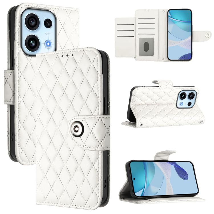 Rhombic Texture Flip Leather Phone Case with Lanyard, For OPPO Reno16 F / Reno16 FS 5G, For OPPO Reno16 / Reno16 Pro 5G Global, For OPPO Find X9s Pro 5G, For OPPO Find X9 Ultra, For OPPO A6s Pro 4G, For OPPO Find X9, For OPPO A6 GT 5G                  ...