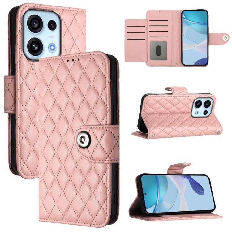 Rhombic Texture Flip Leather Phone Case with Lanyard, For OPPO Reno16 F / Reno16 FS 5G, For OPPO Reno16 / Reno16 Pro 5G Global, For OPPO Find X9s Pro 5G, For OPPO Find X9 Ultra, For OPPO A6s Pro 4G, For OPPO Find X9, For OPPO A6 GT 5G                  ...
