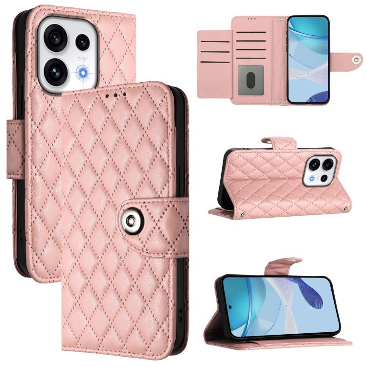 Rhombic Texture Flip Leather Phone Case with Lanyard, For OPPO Reno16 F / Reno16 FS 5G, For OPPO Reno16 / Reno16 Pro 5G Global, For OPPO Find X9s Pro 5G, For OPPO Find X9 Ultra, For OPPO A6s Pro 4G, For OPPO Find X9, For OPPO A6 GT 5G                  ...