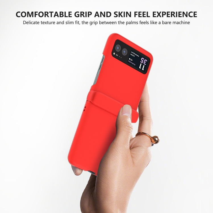 3 in 1 Skin Feel PC Phone Case with Hinge, For Motorola Razr 40
