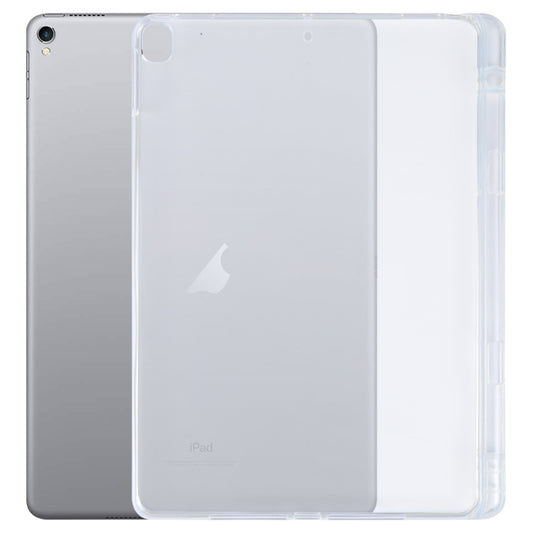 Highly Transparent TPU Tablet Case with Pen Slot, For iPad 10.2 / 10.5