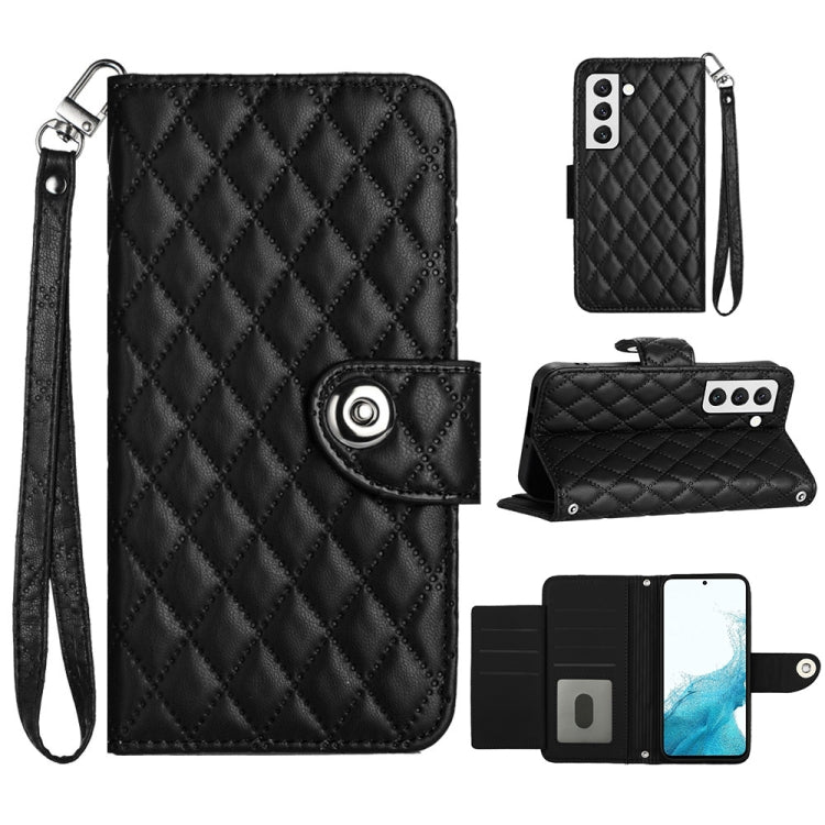 Rhombic Texture Flip Leather Phone Case with Lanyard, For Samsung Galaxy S23+ 5G, For Samsung Galaxy S23 5G, For Samsung Galaxy S20 FE, For Samsung Galaxy A23 4G / F23 5G, For Samsung Galaxy A53 5G, For Samsung Galaxy A33 5G                            ...