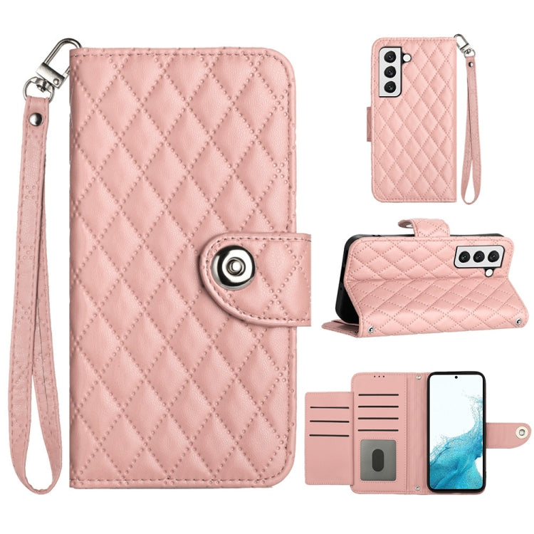 Rhombic Texture Flip Leather Phone Case with Lanyard, For Samsung Galaxy S23+ 5G, For Samsung Galaxy S23 5G, For Samsung Galaxy S20 FE, For Samsung Galaxy A23 4G / F23 5G, For Samsung Galaxy A53 5G, For Samsung Galaxy A33 5G                            ...