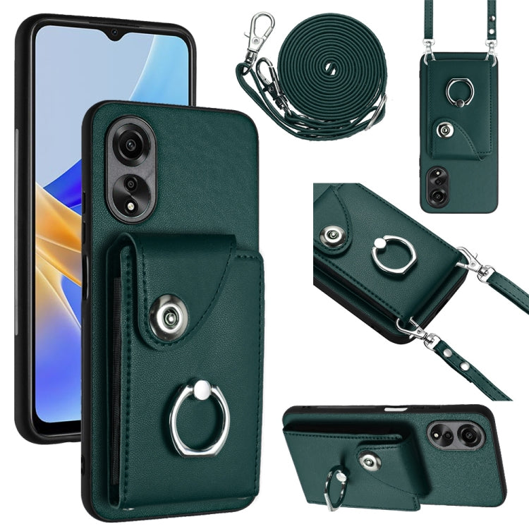 Organ Card Bag Ring Holder Phone Case with Long Lanyard, For OPPO A3 Pro 5G, For OPPO F25 Pro 5G India, For OPPO Reno11 F Thai Version, For OPPO Reno11 Global, For OPPO Reno11 Pro Global, For OPPO A58/A58x/A1x/A2x, For OPPO A38 4G / A18 4G Global      ...