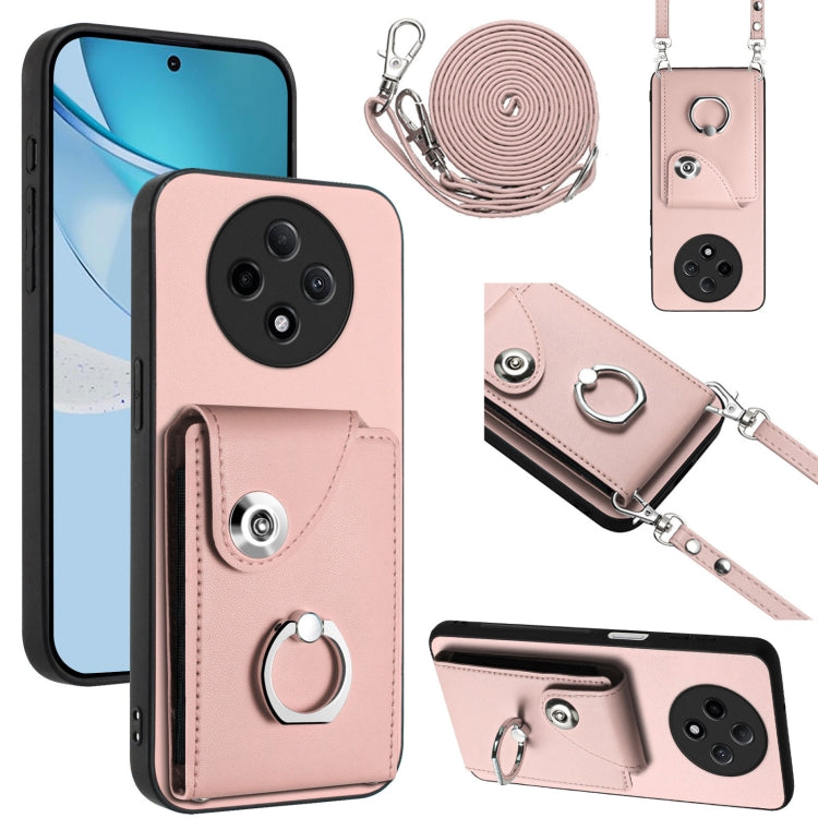 Organ Card Bag Ring Holder Phone Case with Long Lanyard, For OPPO A3 Pro 5G, For OPPO F25 Pro 5G India, For OPPO Reno11 F Thai Version, For OPPO Reno11 Global, For OPPO Reno11 Pro Global, For OPPO A58/A58x/A1x/A2x, For OPPO A38 4G / A18 4G Global      ...
