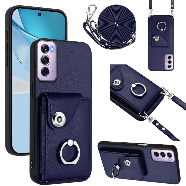 Organ Card Bag Ring Holder Phone Case with Long Lanyard, For OPPO A5 4G / F29 5G, For OPPO Find X8s+, For OPPO Find X8s, For OPPO Find X8 Ultra, For OPPO A5 Energy / A5 Pro Global, For OPPO A3 Pro Global / A3 Energy, For OPPO Reno12 Pro Global         ...