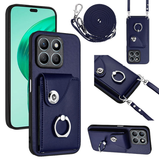 Organ Card Bag Ring Holder Phone Case with Long Lanyard, For Honor X8b 4G, For Honor X9b / Magic6 Lite, For Honor X7b / Play 8T 5G, For Honor X6a, For Honor X50i / 90 Lite, For Honor 90, For Honor X7a / Play7T, For Honor X8a