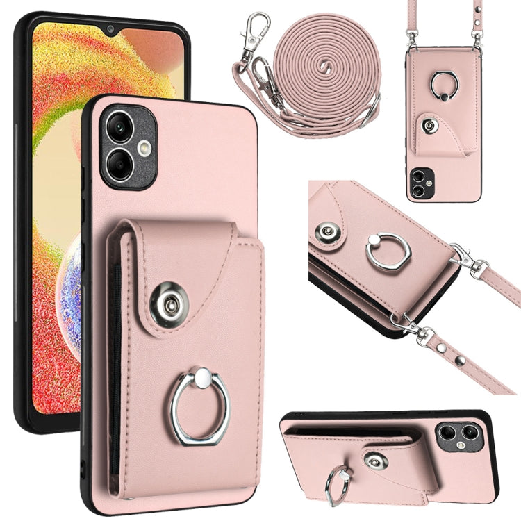 Organ Card Bag Ring Holder Phone Case with Long Lanyard, For Samsung Galaxy A55, For Samsung Galaxy A35, For Samsung Galaxy S24 Ultra 5G, For Samsung Galaxy S24+ 5G, For Samsung Galaxy S24 5G, For Samsung Galaxy A15 4G, For Samsung Galaxy A05          ...