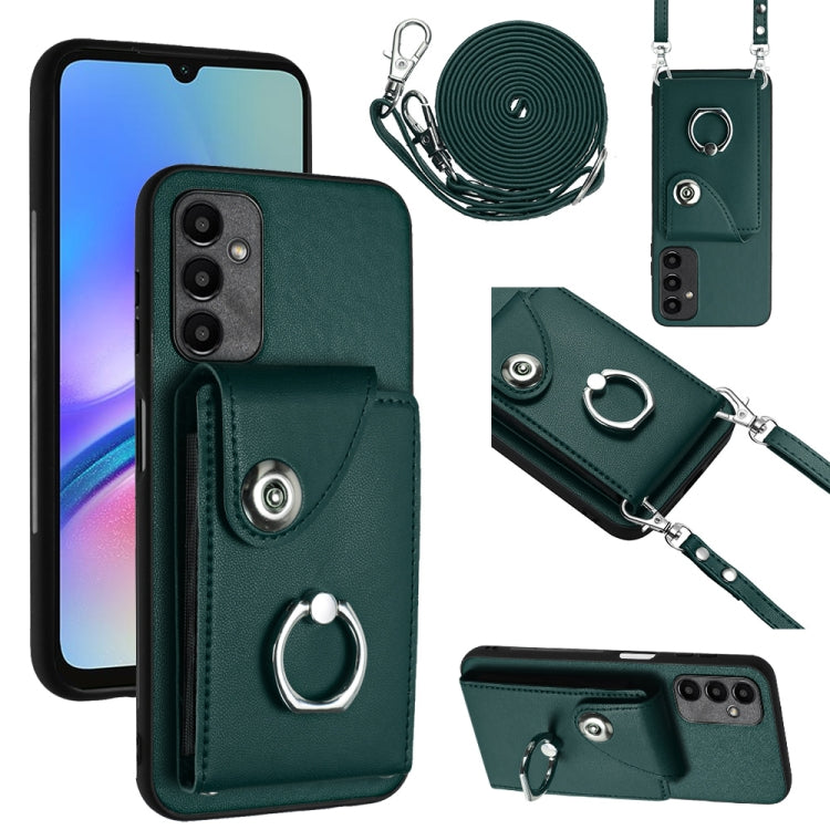 Organ Card Bag Ring Holder Phone Case with Long Lanyard, For Samsung Galaxy A55, For Samsung Galaxy A35, For Samsung Galaxy S24 Ultra 5G, For Samsung Galaxy S24+ 5G, For Samsung Galaxy S24 5G, For Samsung Galaxy A15 4G, For Samsung Galaxy A05          ...