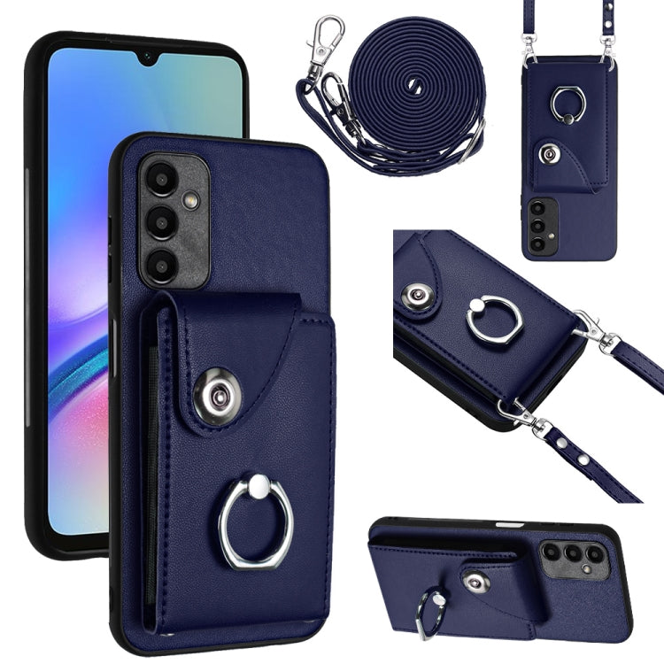 Organ Card Bag Ring Holder Phone Case with Long Lanyard, For Samsung Galaxy A55, For Samsung Galaxy A35, For Samsung Galaxy S24 Ultra 5G, For Samsung Galaxy S24+ 5G, For Samsung Galaxy S24 5G, For Samsung Galaxy A15 4G, For Samsung Galaxy A05          ...