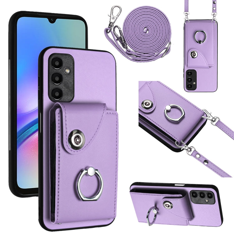 Organ Card Bag Ring Holder Phone Case with Long Lanyard, For Samsung Galaxy A55, For Samsung Galaxy A35, For Samsung Galaxy S24 Ultra 5G, For Samsung Galaxy S24+ 5G, For Samsung Galaxy S24 5G, For Samsung Galaxy A15 4G, For Samsung Galaxy A05          ...
