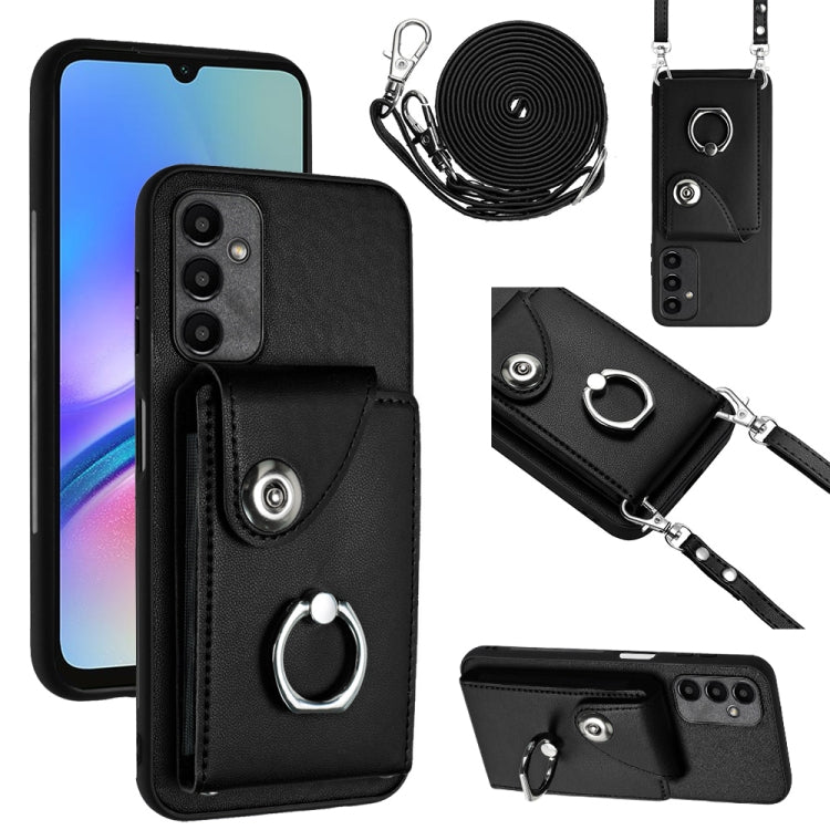 Organ Card Bag Ring Holder Phone Case with Long Lanyard, For Samsung Galaxy A55, For Samsung Galaxy A35, For Samsung Galaxy S24 Ultra 5G, For Samsung Galaxy S24+ 5G, For Samsung Galaxy S24 5G, For Samsung Galaxy A15 4G, For Samsung Galaxy A05          ...