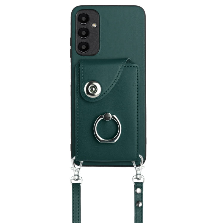 Organ Card Bag Ring Holder Phone Case with Long Lanyard, For Samsung Galaxy A25 5G, For Samsung Galaxy S23 FE 5G, For Samsung Galaxy A24 4G, For Samsung Galaxy A04e/M04/F04 4G, For Samsung Galaxy A34 5G, For Samsung Galaxy A54 5G                       ...