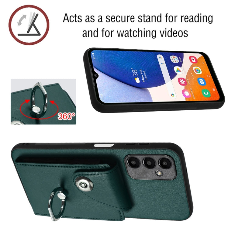 Organ Card Bag Ring Holder Phone Case with Long Lanyard, For Samsung Galaxy A25 5G, For Samsung Galaxy S23 FE 5G, For Samsung Galaxy A24 4G, For Samsung Galaxy A04e/M04/F04 4G, For Samsung Galaxy A34 5G, For Samsung Galaxy A54 5G                       ...