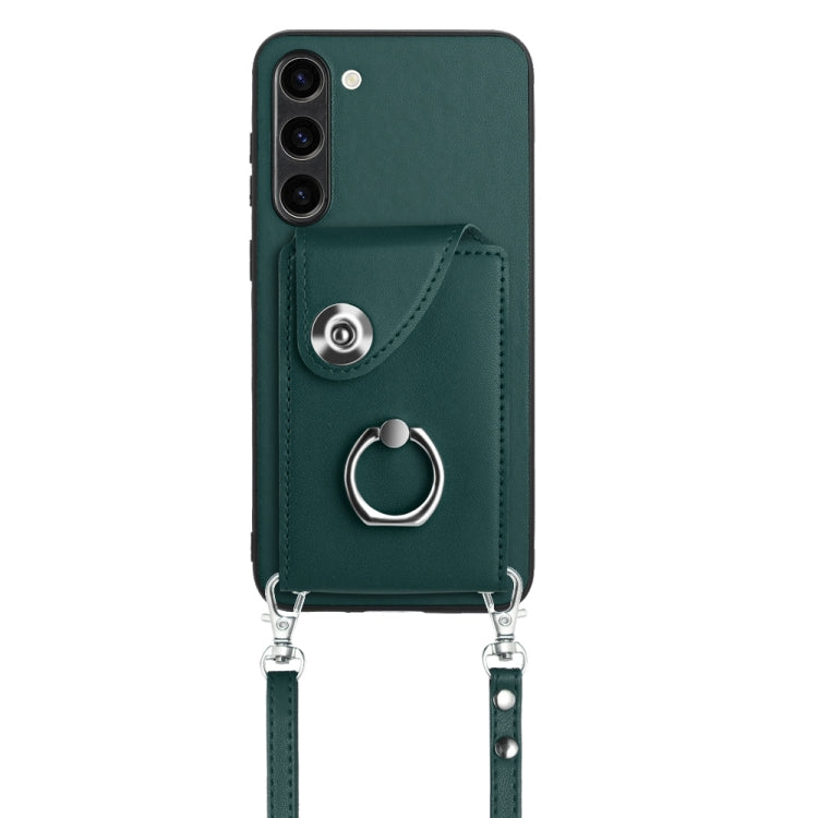 Organ Card Bag Ring Holder Phone Case with Long Lanyard, For Samsung Galaxy S23 5G, For Samsung Galaxy A14 5G, For Samsung Galaxy A04 4G, For Samsung Galaxy A13 5G / A04s, For Samsung Galaxy S20 FE, For Samsung Galaxy A23 165.4mm                       ...