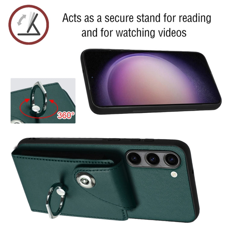 Organ Card Bag Ring Holder Phone Case with Long Lanyard, For Samsung Galaxy S23 5G, For Samsung Galaxy A14 5G, For Samsung Galaxy A04 4G, For Samsung Galaxy A13 5G / A04s, For Samsung Galaxy S20 FE, For Samsung Galaxy A23 165.4mm                       ...