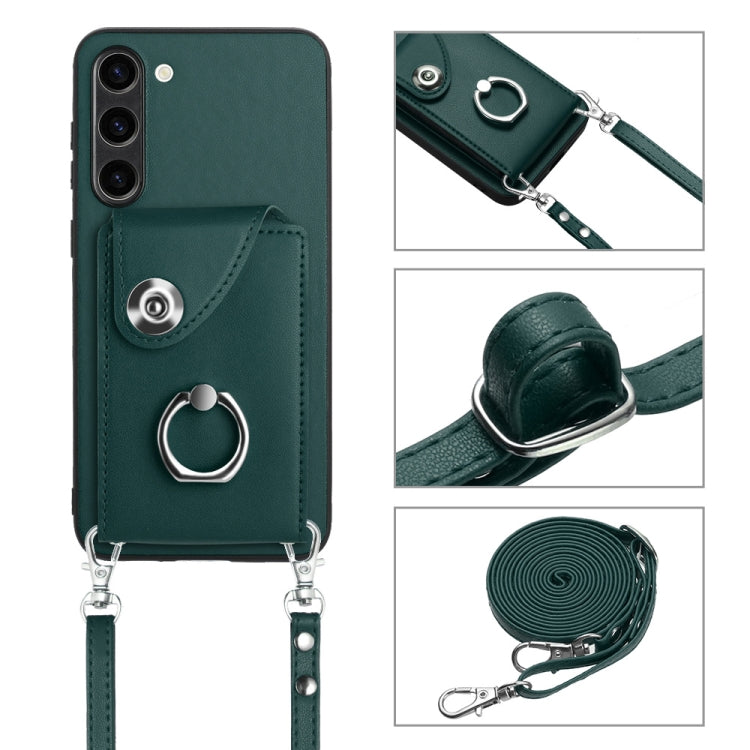 Organ Card Bag Ring Holder Phone Case with Long Lanyard, For Samsung Galaxy S23 5G, For Samsung Galaxy A14 5G, For Samsung Galaxy A04 4G, For Samsung Galaxy A13 5G / A04s, For Samsung Galaxy S20 FE, For Samsung Galaxy A23 165.4mm                       ...