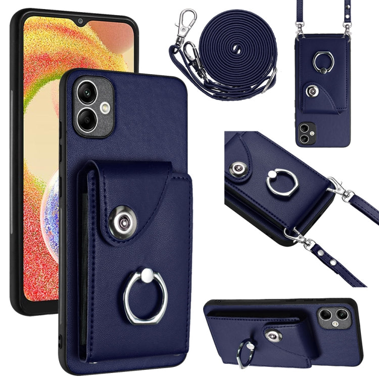 Organ Card Bag Ring Holder Phone Case with Long Lanyard, For Samsung Galaxy S23 5G, For Samsung Galaxy A14 5G, For Samsung Galaxy A04 4G, For Samsung Galaxy A13 5G / A04s, For Samsung Galaxy S20 FE, For Samsung Galaxy A23 165.4mm                       ...