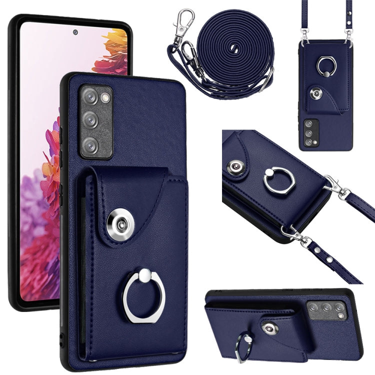 Organ Card Bag Ring Holder Phone Case with Long Lanyard, For Samsung Galaxy S23 5G, For Samsung Galaxy A14 5G, For Samsung Galaxy A04 4G, For Samsung Galaxy A13 5G / A04s, For Samsung Galaxy S20 FE, For Samsung Galaxy A23 165.4mm                       ...