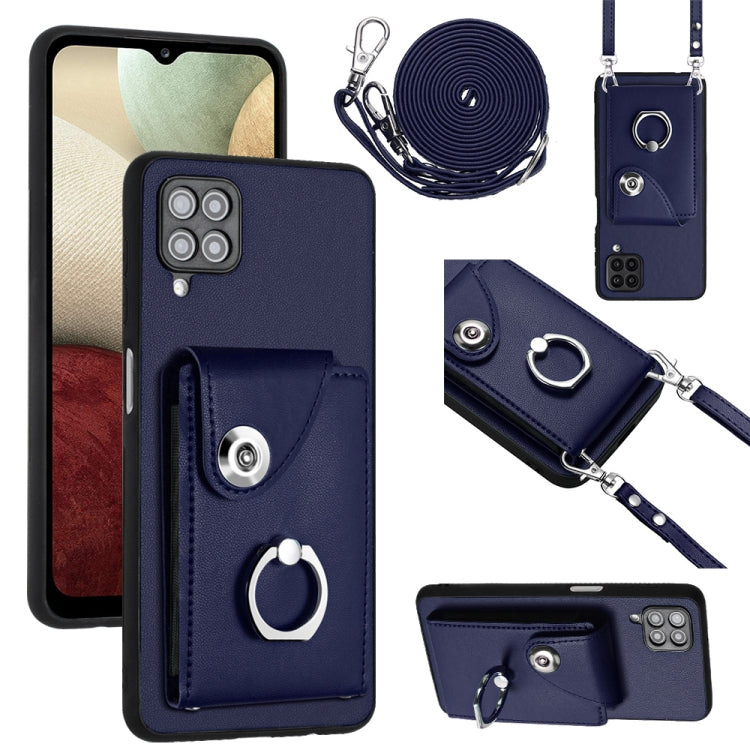 Organ Card Bag Ring Holder Phone Case with Long Lanyard, For Samsung Galaxy A13 4G, For Samsung Galaxy S22 Ultra 5G, For Samsung Galaxy S22+ 5G, For Samsung Galaxy S22 5G, For Samsung Galaxy S21 FE 5G, For Samsung Galaxy A52 5G, For Samsung Galaxy A12