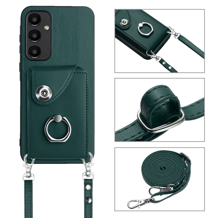 Organ Card Bag Ring Holder Phone Case with Long Lanyard, For Samsung Galaxy A55, For Samsung Galaxy A35, For Samsung Galaxy S24 Ultra 5G, For Samsung Galaxy S24+ 5G, For Samsung Galaxy S24 5G, For Samsung Galaxy A15 4G, For Samsung Galaxy A05          ...