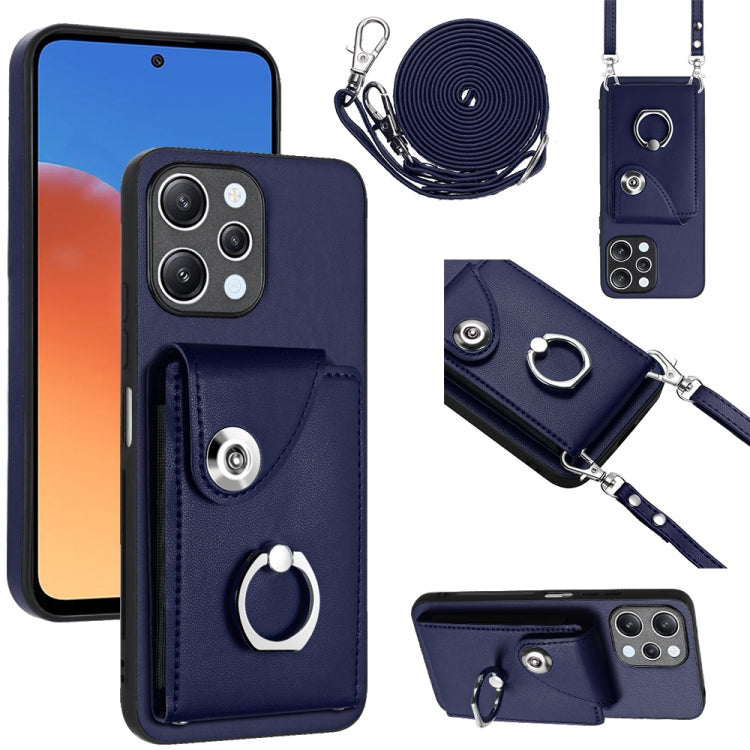 Organ Card Bag Ring Holder Phone Case with Long Lanyard, For Xiaomi Redmi Note 12 Turbo, For Xiaomi Redmi K60 / K60 Pro, For Xiaomi Redmi Note 12S 4G Global, For Xiaomi Redmi 12 4G Global, For Xiaomi Redmi Note 12 Pro+ 5G Global                        ...
